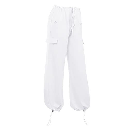 Pantalon cargo droit femme grande taille décontracté et ample chic - 3