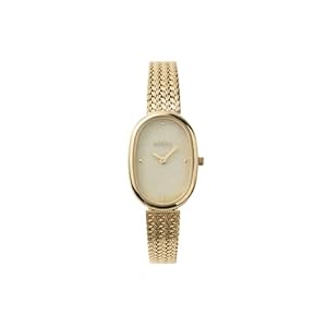 Breda Women’s ‘Jane Tethered’ Gold and Mesh Bracelet Watch, 23MM