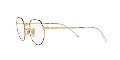Image of Ray-Ban Rx6465f Jack Low Bridge Fit Round Prescription Eyeglass Frames