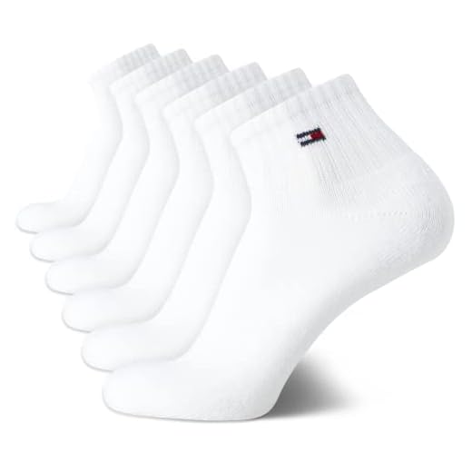 Tommy Hilfiger Men’s Athletic Socks – Cushion Quarter Cut Ankle Socks (6 Pack)