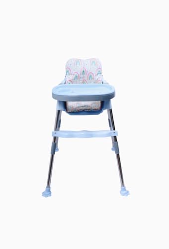 Image of My Giraffe Coco Baby High Chair, Light Blue - Rainbow