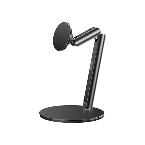 Support de téléphone rigide en aluminium doté d'un aimant puissant stable - 4