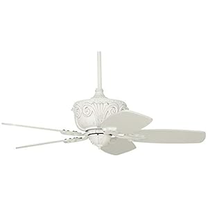 Casa Vieja 44" Casa Deville Rustic Shabby Chic Country Cottage Indoor Ceiling Fan Vintage Antique Rubbed White Five Blade for House Bedroom Living Room Home Kitchen Family Dining Office Casa Vieja 44 Casa Deville Rustic Shabby Chic Country Cottage Indoor Ceiling Fan Vintage Antique Rubbed White Five Blade for House Bedroom Living Room Home Kitchen Family Dining Office