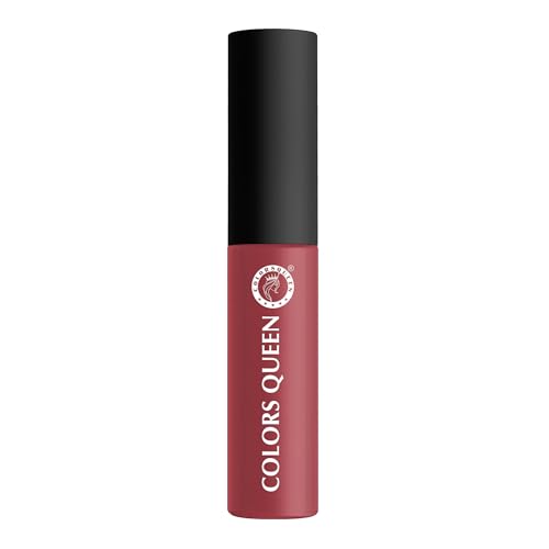 Image of Colors Queen Mellow Matte Lip Cream, Long Wear Liquid Matte Lipstick, Velvety Soft Finish, Weightless Formula, Long Lasting Lipstick for Women (04 - No Doubts)