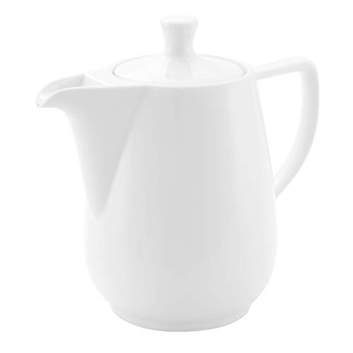 Friesland Kaffeekanne 1,4l Weiß Porzellan Cover