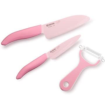 Amazon | 京セラ 桜JAPAN 限定3点セット（三徳ナイフ刃渡り14cm