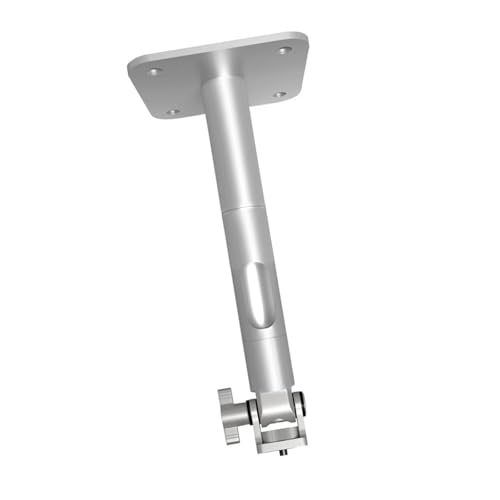 ZBIianxer de Plafond pour projecteur avec Base épaissie et Tube renforcé pour Une Installation Stable Jusqu ' à 10 kg de Suspension de projecteur en métal...