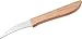 FACKELMANN 41709 nóż do obierania, stal nierdzewna, brązowy, 16 x 2 x 1 cm