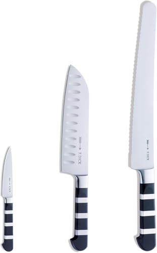 F. DICK 1905 Set (3-Teiliges Messerset, bestehend aus Santoku/Officemesser/Universalmesser, Küchenmesser) 81974200, Silber