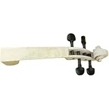 Viola Neck Replacement Part, Acoustic Viola Neck Assembly Component: Hand Carved Maple-White Finish-1pcs Quantity-15–16 Inch | Viola Repair/Installation Fitting/Instrument Maintenance (15 Neck-p)