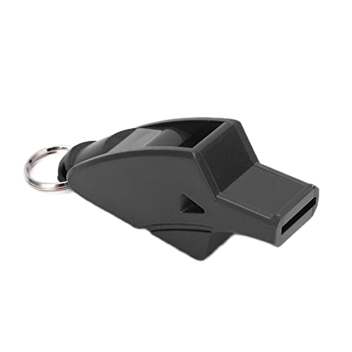Silbato deportivo portátil de plástico negro miniatura 3