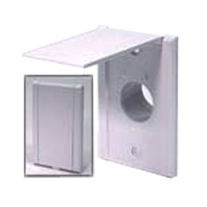 France Aspiration - Prise Murale Porte Pleine - Couleur : Blanc