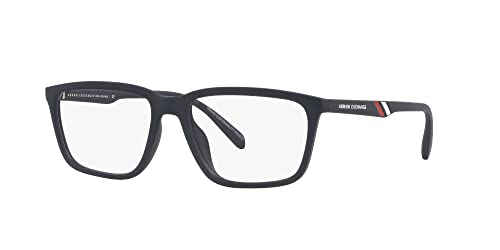 Image of Armani Exchange mens Ax3089u Universal Fit Square Prescription Eyewear Frames