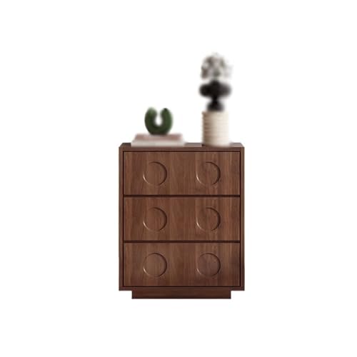 FUHAI-666 Cómoda con cajones Cómoda de Madera Vintage con cajón Almacenamiento 3 cajones for Sala Estar, Dormitorio, Pasillo(Medio)