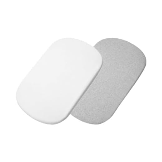 Maxi-Cosi Sábanas cuna Maxi-Cosi, Hecho para Maxi-Cosi Iora, Iora Air y Tori, Juego de 2 fundas de colchón de cuna, en algodón, color blanco y gris