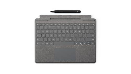 Microsoft Surface Pro Type Cover with Slim Pen for Surface Pro 10/11th Gen Platinum