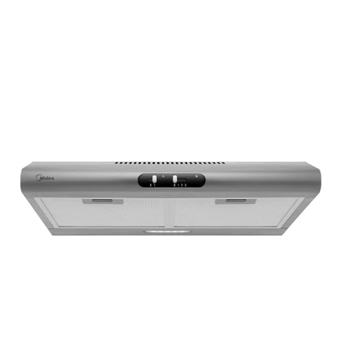 La Mejor Recopilación de Campana de Pared , tabla con los diez mejores. 41 Midea MJUD24S3GS Campana de Pared 24” Slim Acero Inoxidable