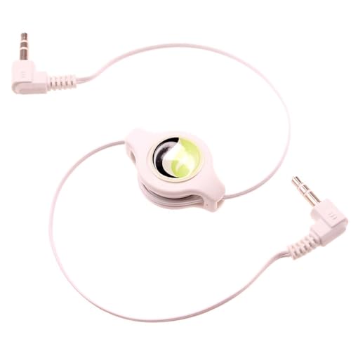 Cable Auxiliar Retráctil 3.5mm Selna Blanco