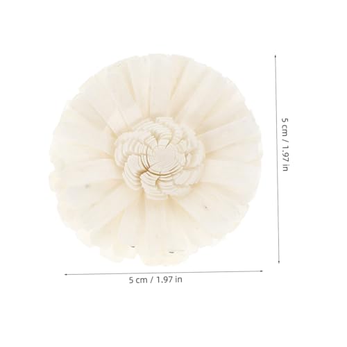 Arreglo decorativo flores secas simuladas 4 piezas miniatura 2