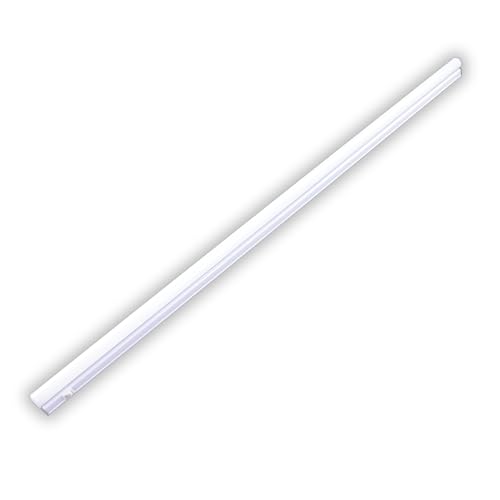 LUXULA LED Unterbauleuchte mit Schalter - Lichtleiste 90cm 4500K Neutralweiß 12W 1080lm verknüpfbar - Unterschrankleuchte Lampen Leiste 230V für Küchenschrank Werkstatt - 875x22x36mm