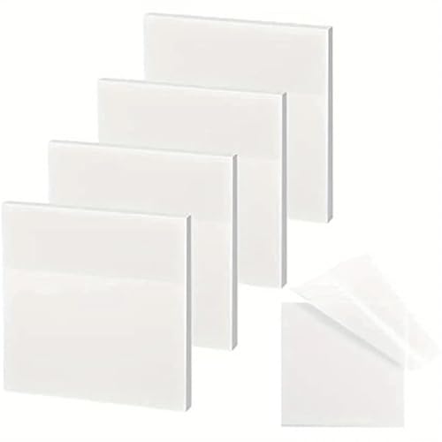 Notes adhésives transparentes de qualité supérieure en plastique imperméable