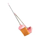 Hemobllo 1 Satz Besen- Mini-Besen Staubtücher zum Reinigen Besen Modelle Zubehör für Spielhäuser Miniaturen Simulation Besen Mini Zimmerbesen Plastik Rosa