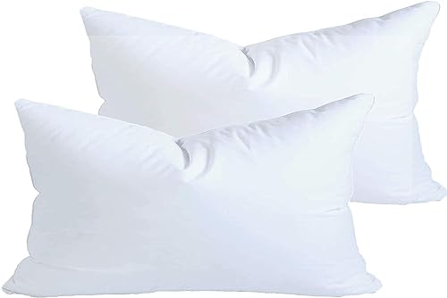 Moonrest Synthetic Down Rectangular Pillow Insert Form - Filled With Down Alternative For Decorative Throw Pillow cover