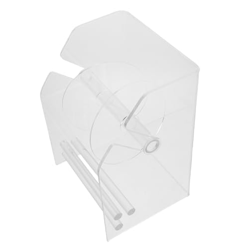 Porte-rouleau d'étiquettes en acrylique pour organiser votre bureau à la maison
