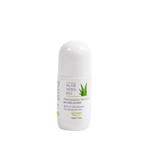 irsan Desodorante Roll On Aloe Vera Bio y Vegano 100%, indicado para las pieles más sensibles. 50 ml