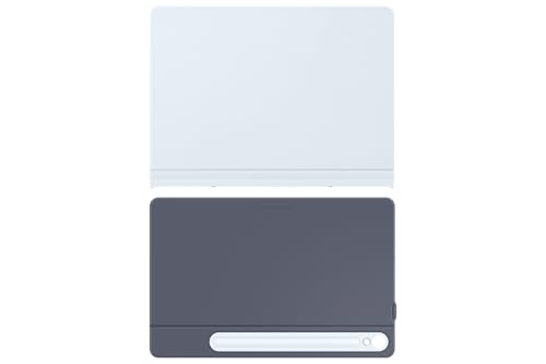 Samsung Smart Book Cover Étui pour Tablette à Rabat avec Double Affichage pour Galaxy Tab S9 | S9 FE, Bleu