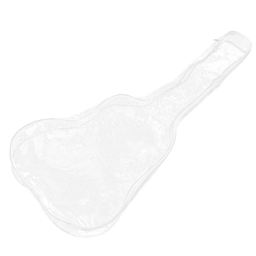 QUMIIRITY Electric Guitar Cover Transparent Protective Case for Electric Instruments Lightweight Portable Design Comprehensive Water Protection for Musicians