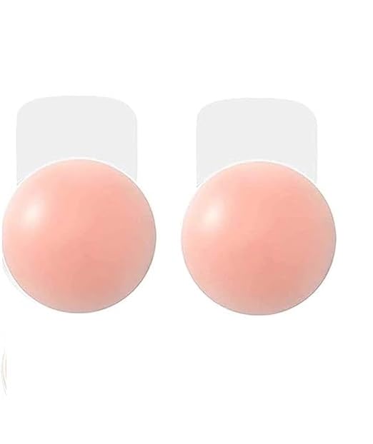 mebiso Invisible Silicone Adhesive Bra,Breast Lifting Petals Reusable Sticky Bras Nipple Covers Women Beige-picture-55