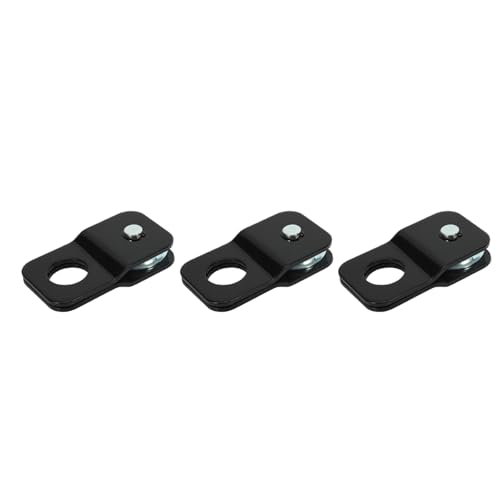 Heavy Du Lot de 3 poulies de blocage de treuil – Capacité de charge de 4 tonnes (3 628,7 kg) Poulie mobile pour gréement et levage Ta