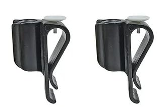 Sndperiexam 2 Pcs Black Convenient Golf Bag Organizer Clip, Golf Bag Putter Holder for Golf Bags Easy to Attach Putter Clamp Organizer Keep Your