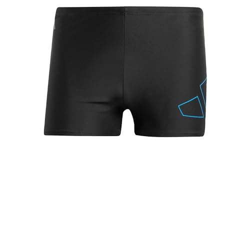 adidas Big Bars Swim Boxers Bañador Corto, Hombre, Multicolor (Black/Bright Royal), M