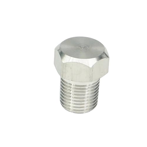 Accesorios de tubería roscada NPT con tapón terminal hexagonal avellanado 3