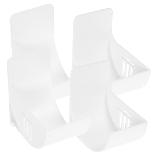 GOOHOCHY 2 Paires Distributeur Mural Sacs Poubelle Support Rangement Sacs Plastique Robuste pour Cuisine et Garde Manger Organisateur Mural Pratique et Stable Blanc