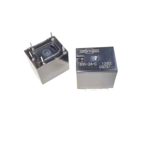 Relais 895-2A-C 12VDC 5PIN composant électronique de rechange DC12V pour boîtier de contrôle