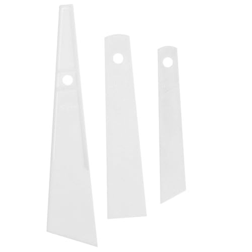 DIYEAH 6pièces Outils De Colle Cuir Applicateurs Pour Cuir Spatules Manuelles à Peinture Et Colle
