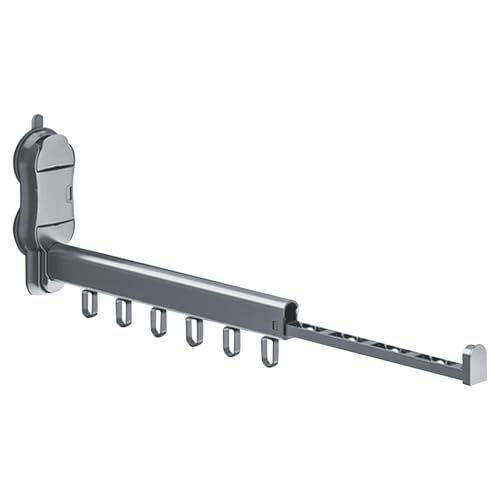 Séchoir à linge barre pliable à ventouse extensible pour sous-vêtements - 3