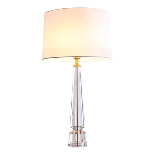 MPOPO Lámpara de Lectura Lámpara de Mesa de Cristal Simple, iluminación de Lujo for Sala de Estar, Estudio, Dormitorio, mesita de Noche Moderna Lámpara para Escritorio