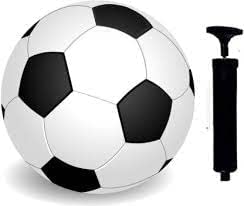 Rexco Rubber Moulded Football Suitable for Hard Ground Without Grass | Black & White Pentagon Football |Training Ball | Soccer Ball | Free Pump, Standard (B0CZDRJ4Z2) Amazon Price History, Amazon Price Tracker