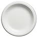 GEN-PAK CORP. Elite Laminated Foam Plates, 8.88 Inches, White, Round, 125/pack, 4 Pack/carton