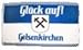 Produktbild Flagge Fanflagge Gelsenkirchen 3 - Glück Auf - 90 x 150 cm