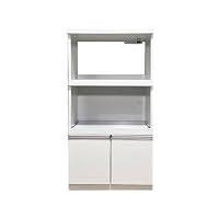 Amazon.co.jp: レンジ台 60幅 コンセント付 食器棚 スリム 一人暮らし