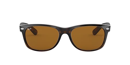 Ray-Ban Unisex-Adultes Nouveau Wayfarer Ray-Ban Nouveau Wayfarer Lunettes de soleil, RB 2132 52 710 52 mm Tortoise,Brown B-15