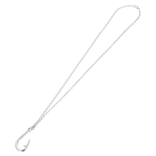 Warmhm Angelhaken-halskette Aus Legierung Mit Fisch-anhänger Für Männer Und Frauen Schmuck Für Angler Geeignet Für Streetwear Und Clubbesuche Warmhm Angelhaken-halskette Aus Legierung Mit Fisch-anhänger Für Männer Und Frauen Schmuck Für Angler Geeignet Für Streetwear Und Clubbesuche