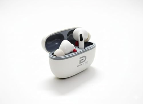 Image of DEBOCK Earbuds with Active Noise Cancellation, 6 Mics Technology, Upto 40 Hrs Playtime, Bluetooth Wireless in-Ear Headphones with Mic & Charging Case
