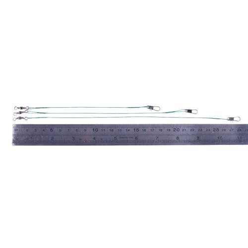 Set 20 líderes acero inoxidable para pesca 5.91-9.84 in miniatura 2