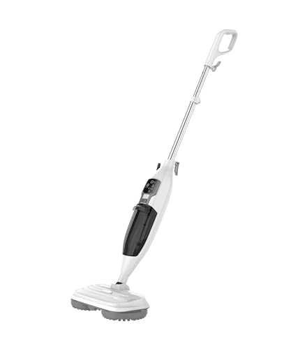 Torder Steam Mop with 13 Accessories,Steam Cleaner for Home,Floor Scrubber Spin mop for Hard Floors...